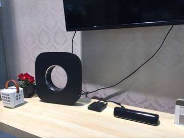 CES 16麦博电视音响Kernel-TV Bar新品现场体验