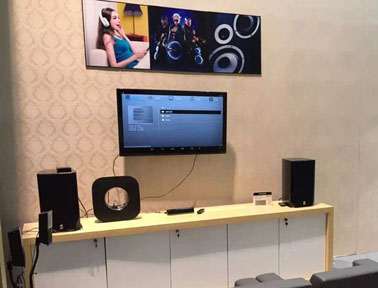 CES 16麦博电视音响Kernel-TV Bar新品现场体验